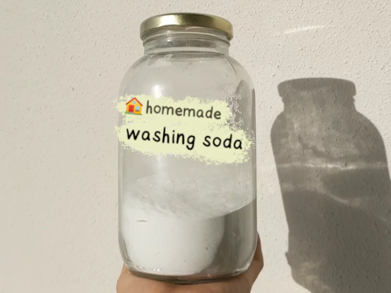 Make Washing Soda with Baking Soda & Heat