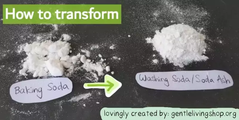 transform baking soda to washing soda post end feature photo