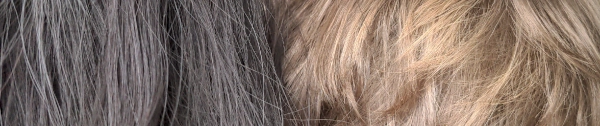 close-up of our hair