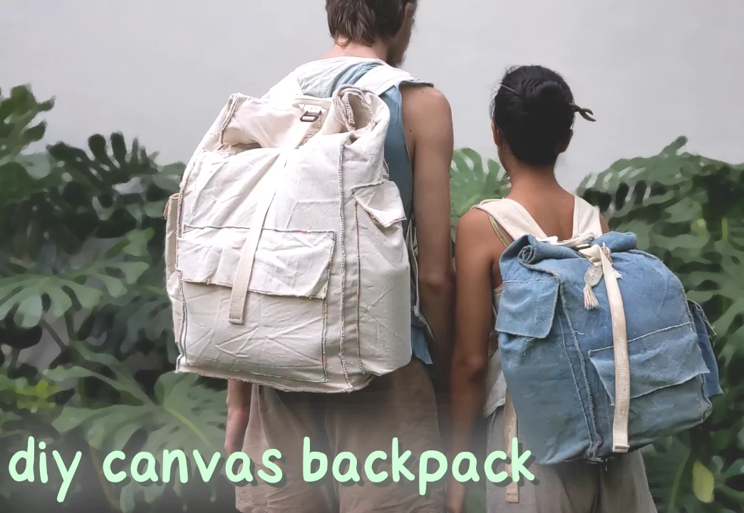 Canvas backpack sewing pattern sale