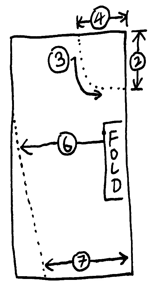 step 2 optionally draw long pants measurements